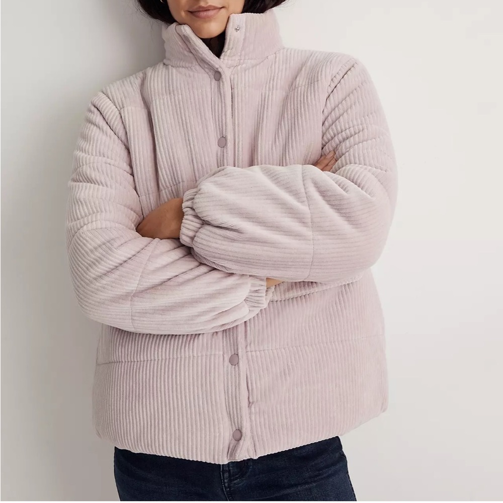 Madewell Wyman Quilted Corduroy Puffer Jacket - Picture 4 of 6